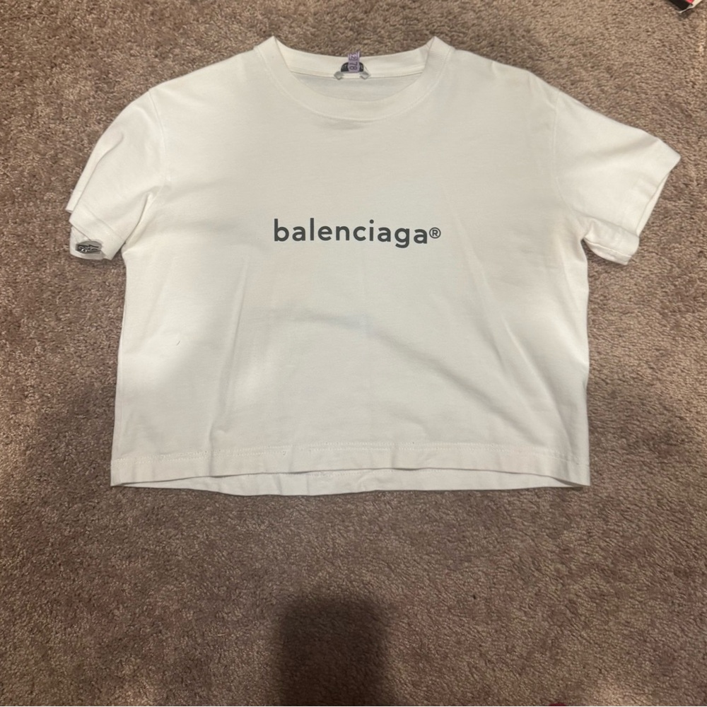 Balenciaga Cropped Tee
